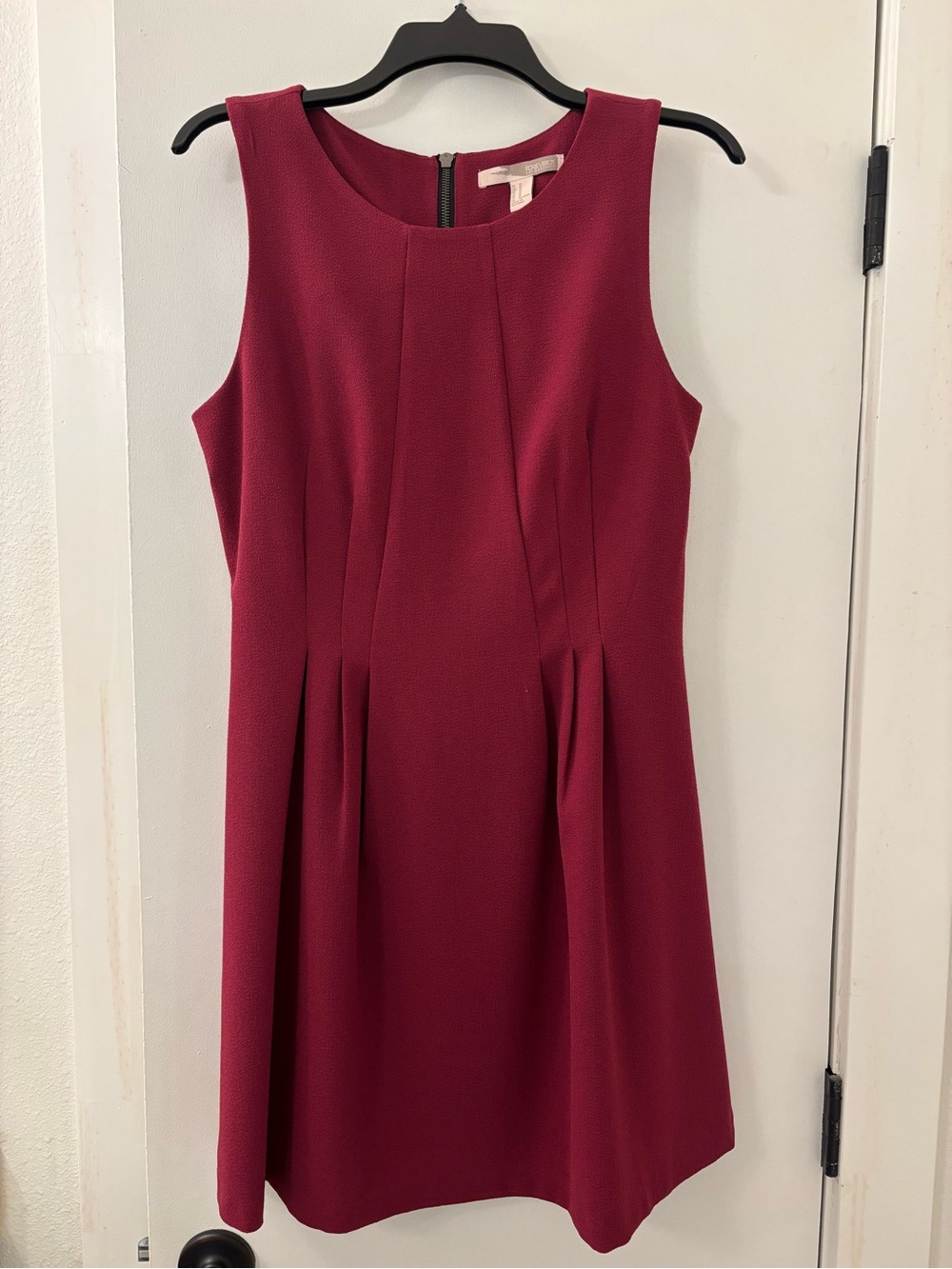 Forever 21 Burgundy Wine Purple Dress w/ Exposed Zipper